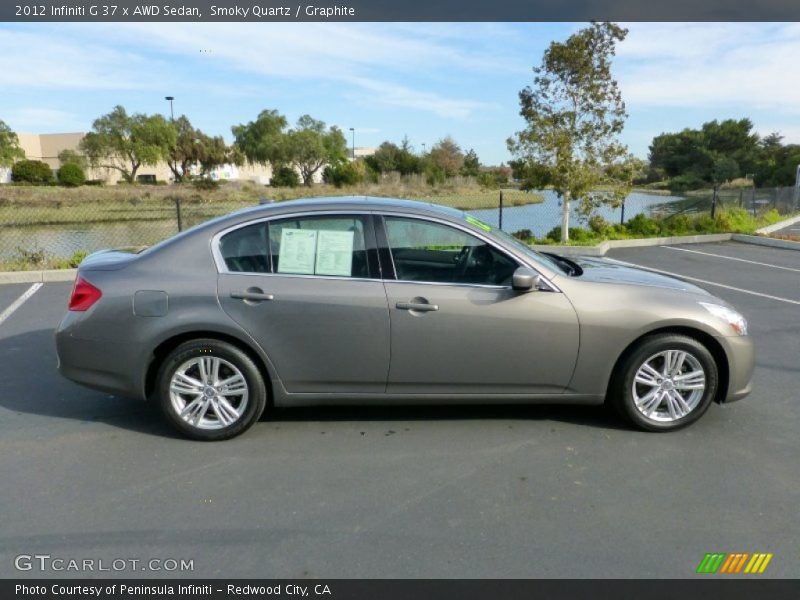 Smoky Quartz / Graphite 2012 Infiniti G 37 x AWD Sedan