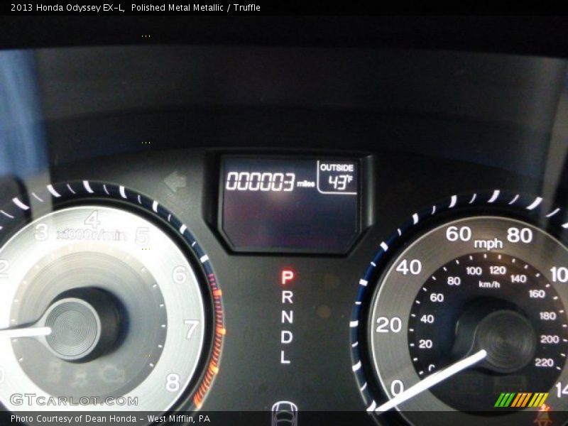 Polished Metal Metallic / Truffle 2013 Honda Odyssey EX-L