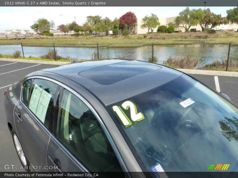 Smoky Quartz / Graphite 2012 Infiniti G 37 x AWD Sedan