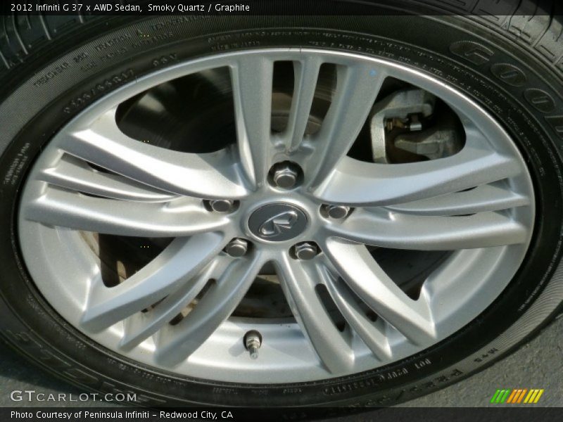 Smoky Quartz / Graphite 2012 Infiniti G 37 x AWD Sedan