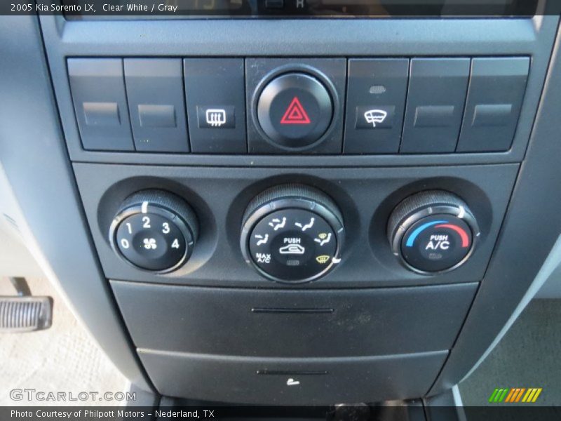 Clear White / Gray 2005 Kia Sorento LX