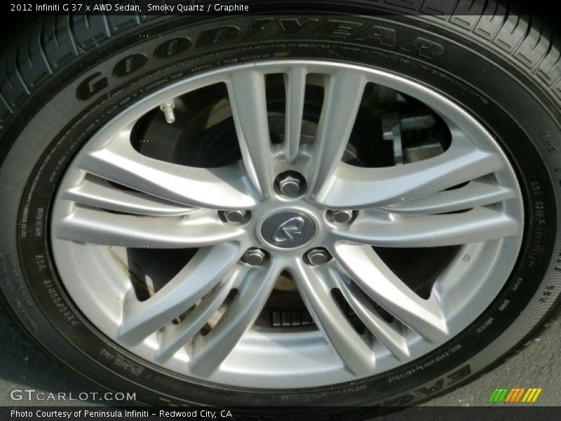Smoky Quartz / Graphite 2012 Infiniti G 37 x AWD Sedan