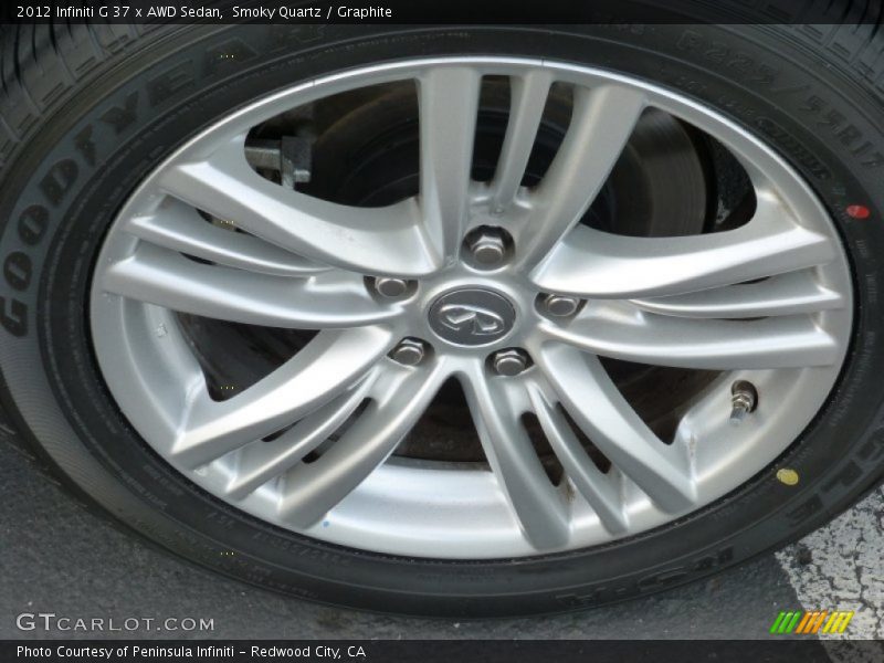 Smoky Quartz / Graphite 2012 Infiniti G 37 x AWD Sedan