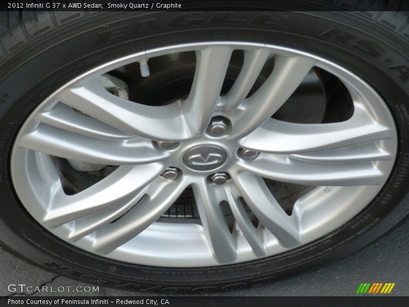 Smoky Quartz / Graphite 2012 Infiniti G 37 x AWD Sedan