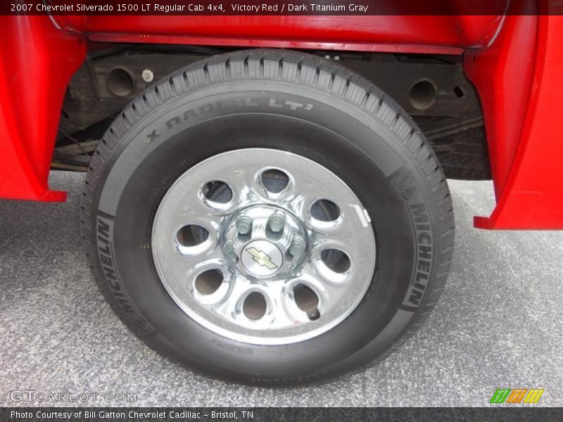 Victory Red / Dark Titanium Gray 2007 Chevrolet Silverado 1500 LT Regular Cab 4x4