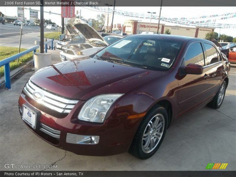 Merlot Metallic / Charcoal Black 2006 Ford Fusion SEL