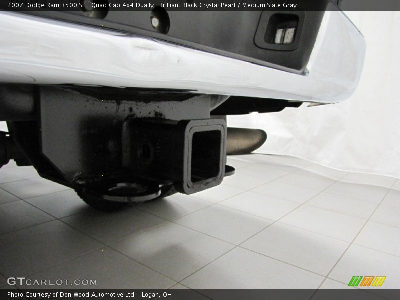 Brilliant Black Crystal Pearl / Medium Slate Gray 2007 Dodge Ram 3500 SLT Quad Cab 4x4 Dually