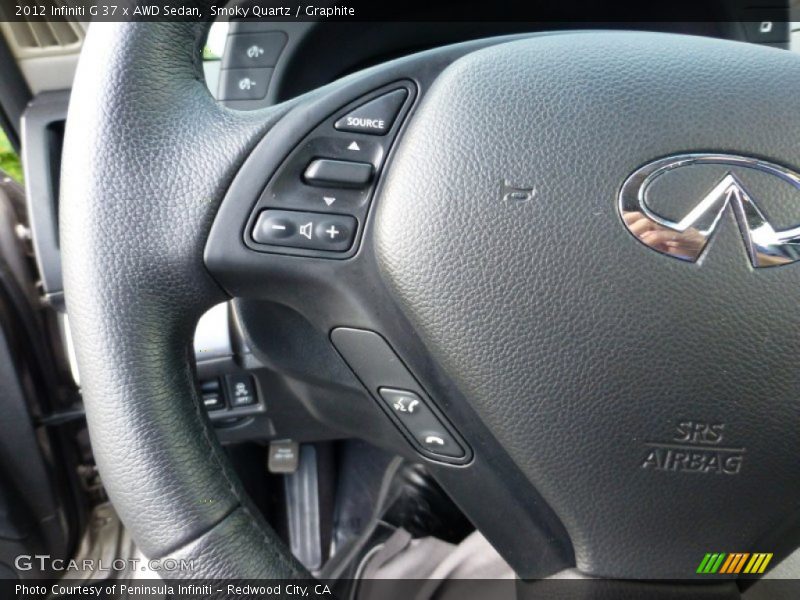 Smoky Quartz / Graphite 2012 Infiniti G 37 x AWD Sedan