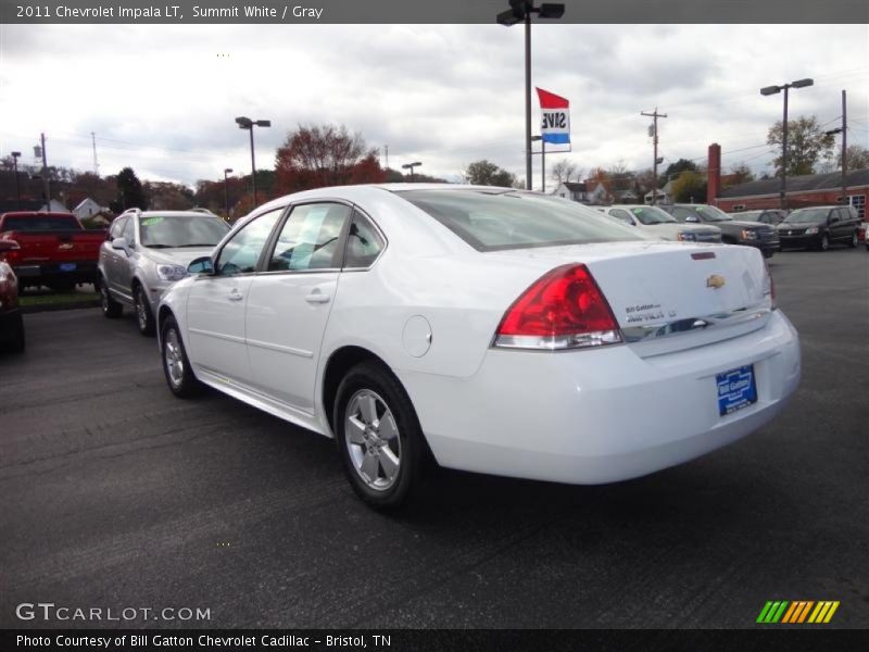 Summit White / Gray 2011 Chevrolet Impala LT