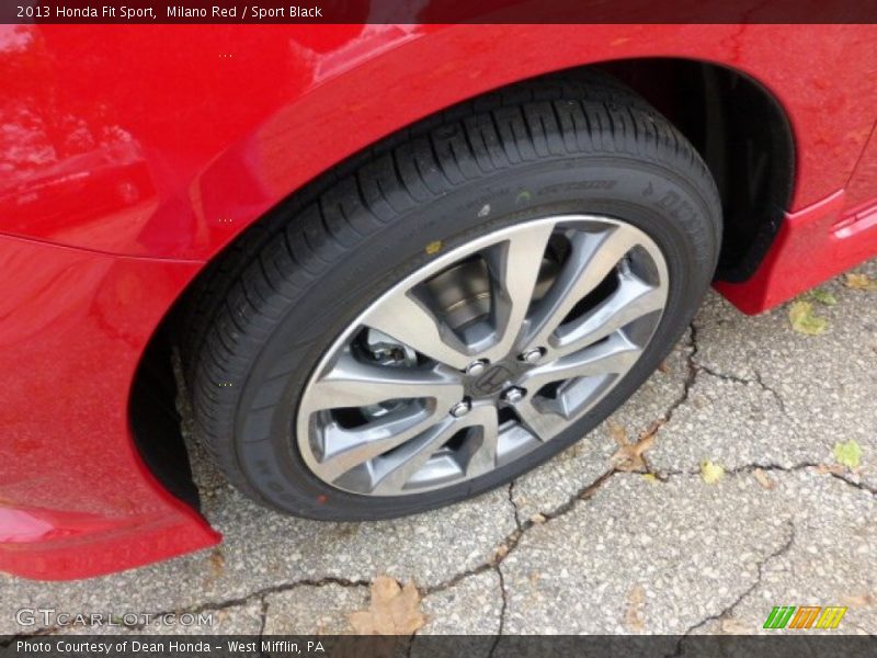 Milano Red / Sport Black 2013 Honda Fit Sport
