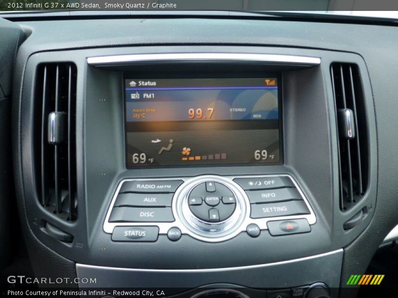 Smoky Quartz / Graphite 2012 Infiniti G 37 x AWD Sedan