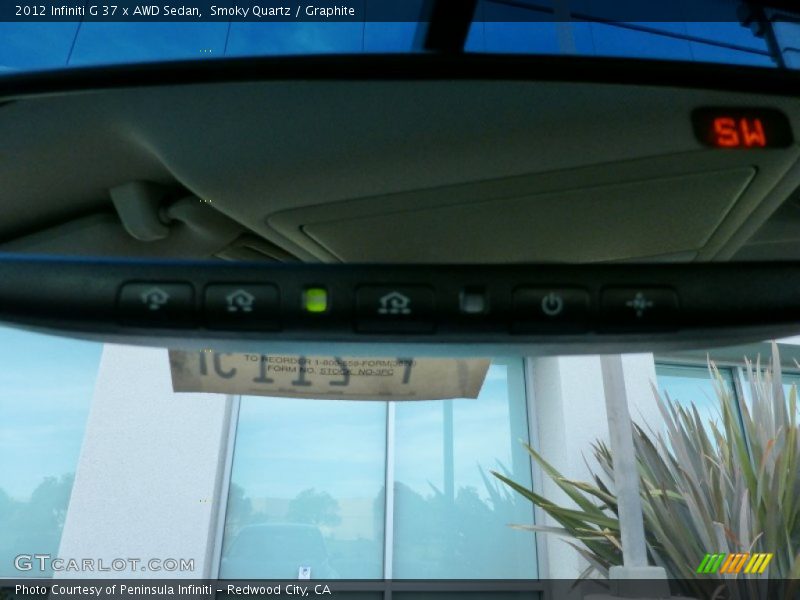 Smoky Quartz / Graphite 2012 Infiniti G 37 x AWD Sedan