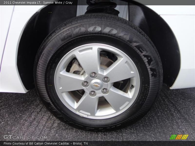 Summit White / Gray 2011 Chevrolet Impala LT