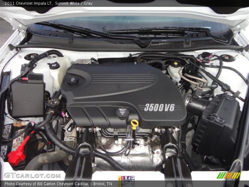 Summit White / Gray 2011 Chevrolet Impala LT