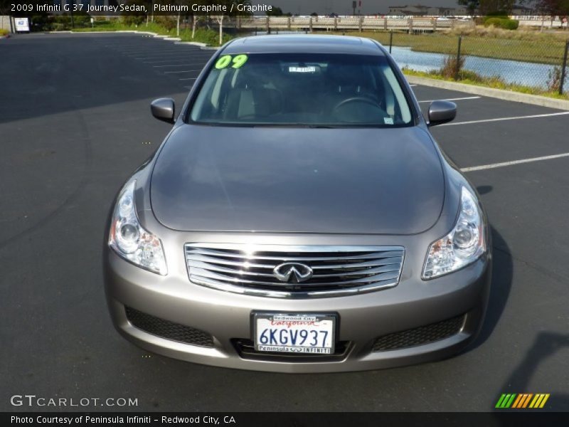 Platinum Graphite / Graphite 2009 Infiniti G 37 Journey Sedan