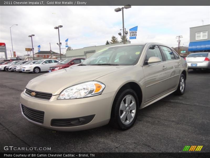 Gold Mist Metallic / Ebony 2011 Chevrolet Impala LT