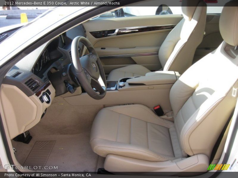 Arctic White / Almond/Mocha 2012 Mercedes-Benz E 350 Coupe