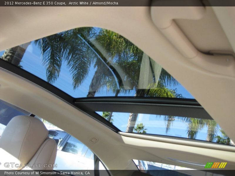 Arctic White / Almond/Mocha 2012 Mercedes-Benz E 350 Coupe