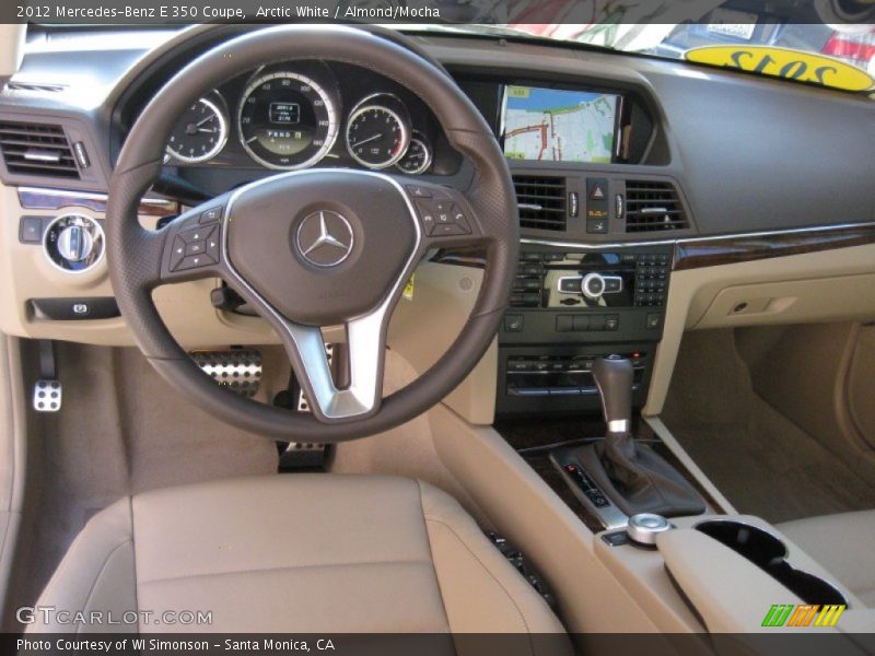 Arctic White / Almond/Mocha 2012 Mercedes-Benz E 350 Coupe
