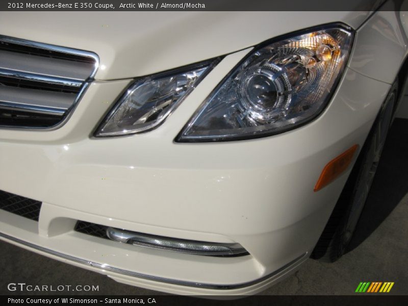Arctic White / Almond/Mocha 2012 Mercedes-Benz E 350 Coupe