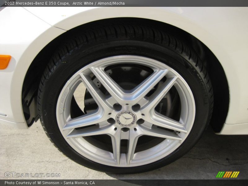 Arctic White / Almond/Mocha 2012 Mercedes-Benz E 350 Coupe
