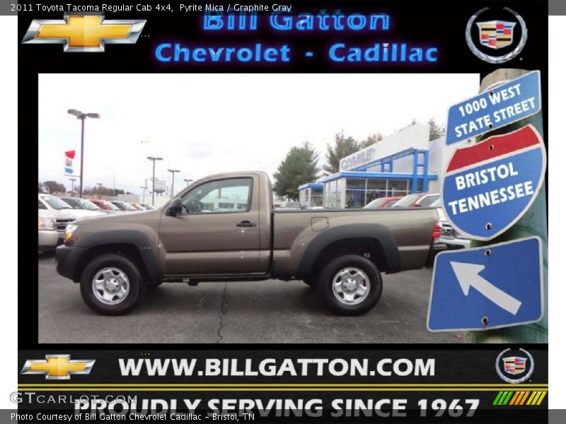 Pyrite Mica / Graphite Gray 2011 Toyota Tacoma Regular Cab 4x4
