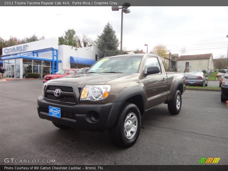 Pyrite Mica / Graphite Gray 2011 Toyota Tacoma Regular Cab 4x4