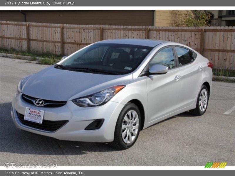 Silver / Gray 2012 Hyundai Elantra GLS