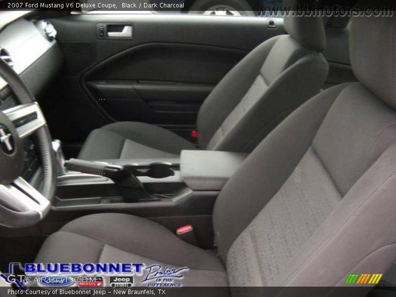 Black / Dark Charcoal 2007 Ford Mustang V6 Deluxe Coupe