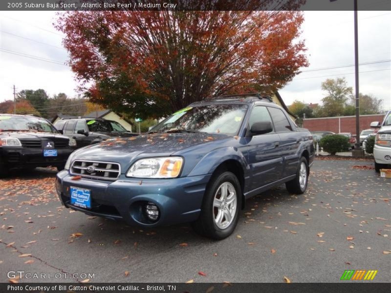 Atlantic Blue Pearl / Medium Gray 2005 Subaru Baja Sport
