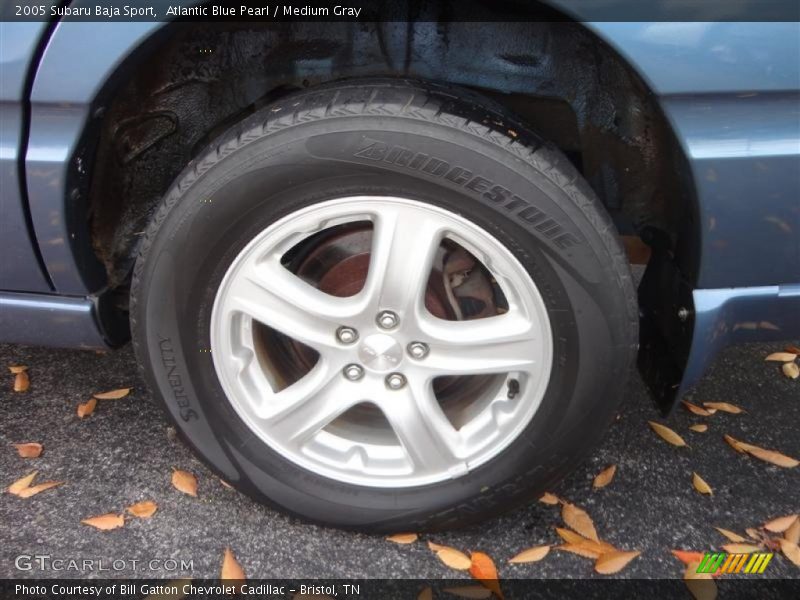 Atlantic Blue Pearl / Medium Gray 2005 Subaru Baja Sport