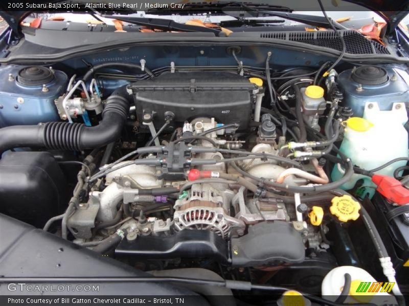 Atlantic Blue Pearl / Medium Gray 2005 Subaru Baja Sport