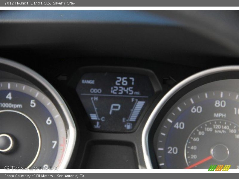 Silver / Gray 2012 Hyundai Elantra GLS