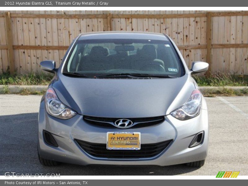 Titanium Gray Metallic / Gray 2012 Hyundai Elantra GLS
