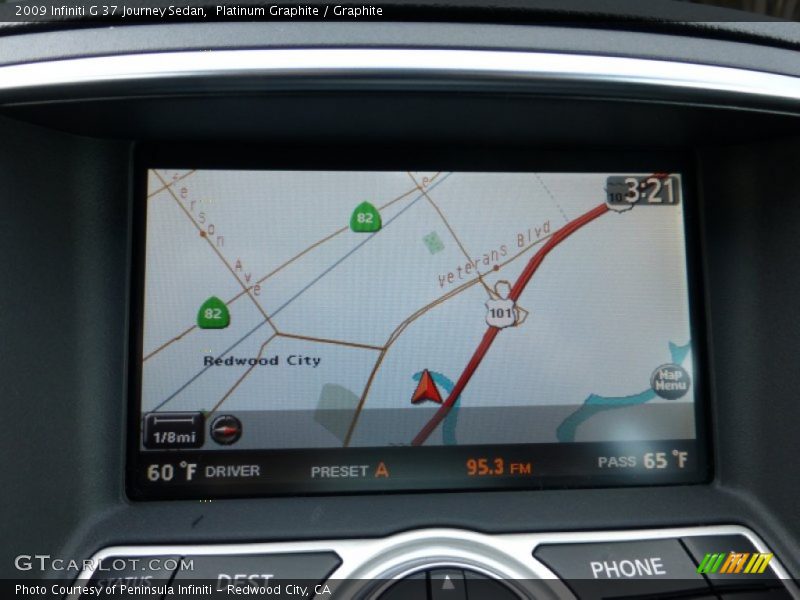 Platinum Graphite / Graphite 2009 Infiniti G 37 Journey Sedan