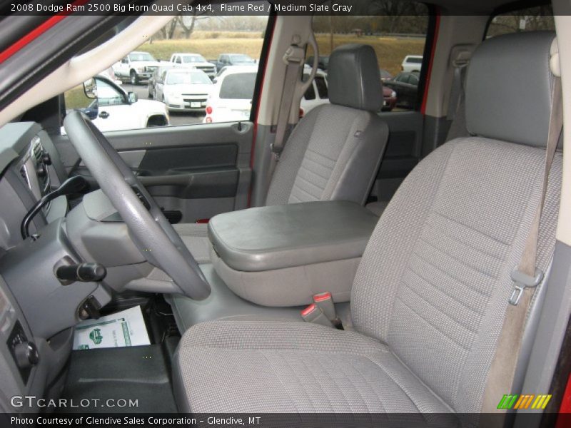 Front Seat of 2008 Ram 2500 Big Horn Quad Cab 4x4