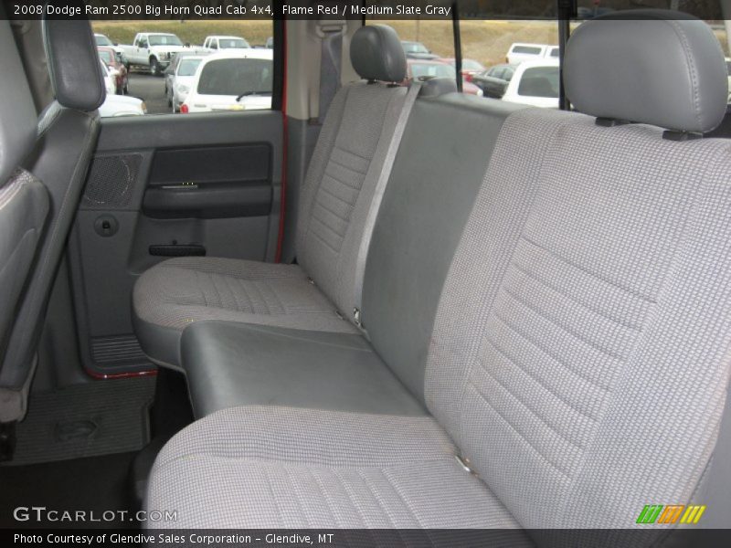 Rear Seat of 2008 Ram 2500 Big Horn Quad Cab 4x4
