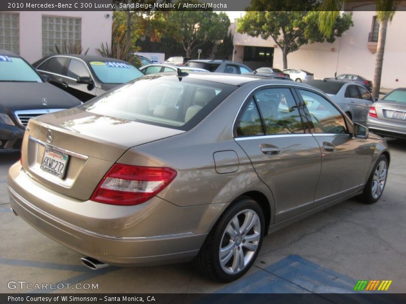 Sand Beige Metallic / Almond/Mocha 2010 Mercedes-Benz C 300 Luxury