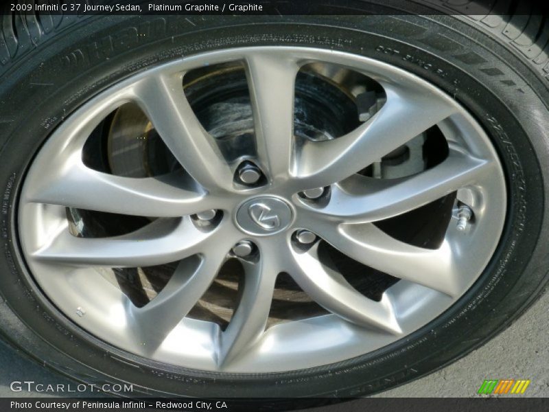 Platinum Graphite / Graphite 2009 Infiniti G 37 Journey Sedan