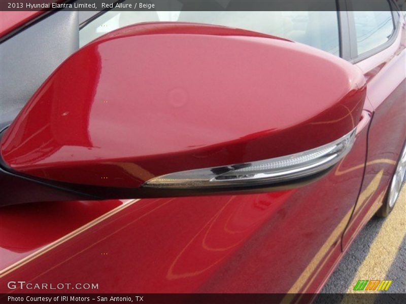Red Allure / Beige 2013 Hyundai Elantra Limited