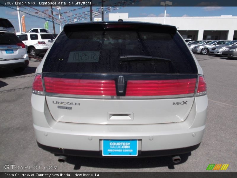 Light Sage Metallic / Greystone 2007 Lincoln MKX