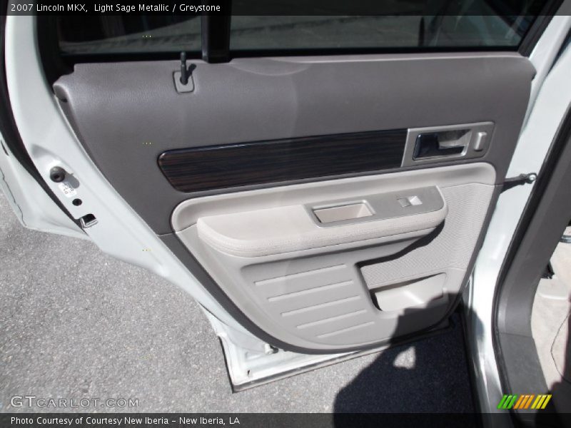 Light Sage Metallic / Greystone 2007 Lincoln MKX