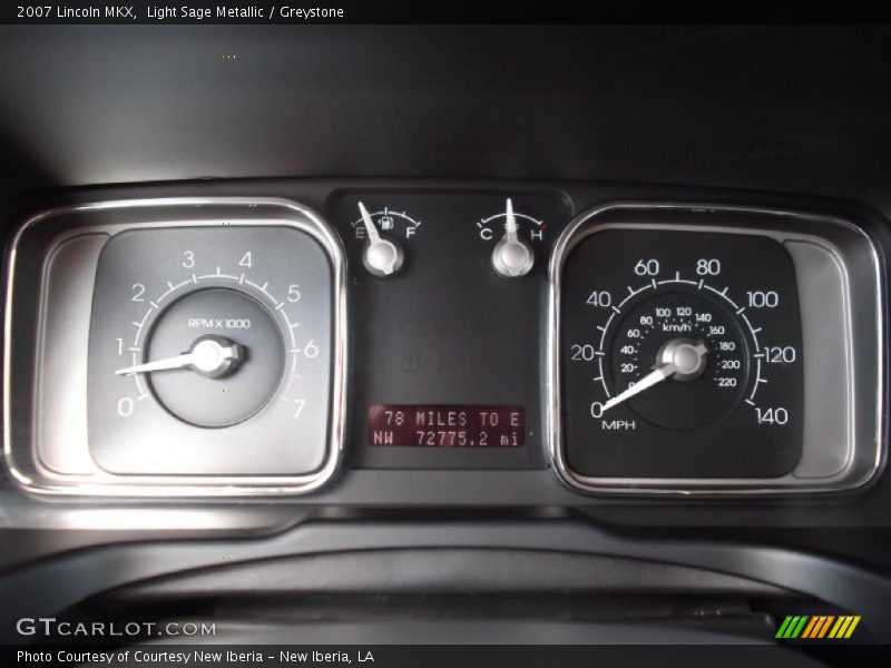 Light Sage Metallic / Greystone 2007 Lincoln MKX