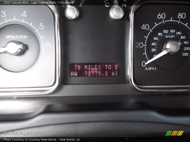 Light Sage Metallic / Greystone 2007 Lincoln MKX