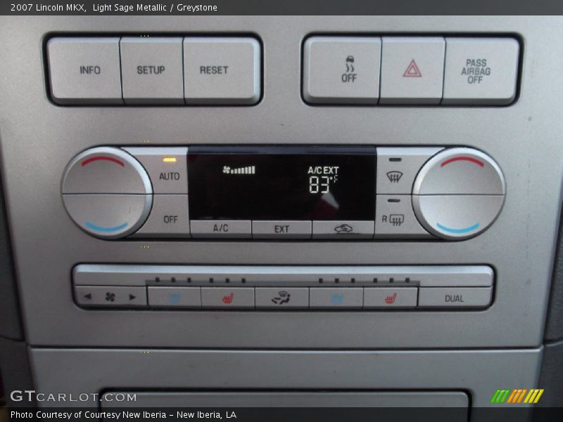 Light Sage Metallic / Greystone 2007 Lincoln MKX