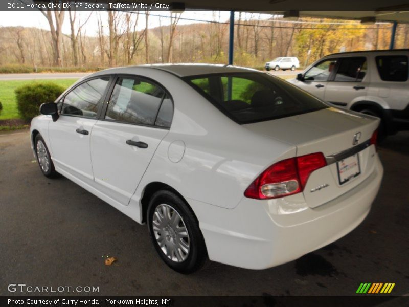 Taffeta White / Gray 2011 Honda Civic DX-VP Sedan
