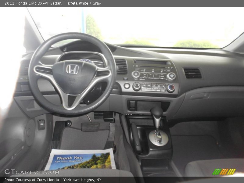 Taffeta White / Gray 2011 Honda Civic DX-VP Sedan