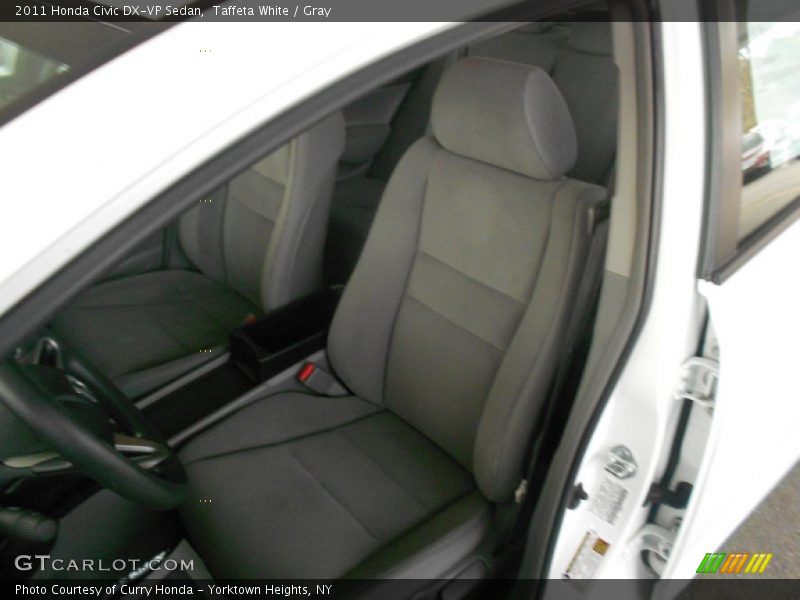 Taffeta White / Gray 2011 Honda Civic DX-VP Sedan