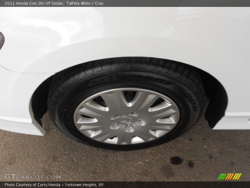 Taffeta White / Gray 2011 Honda Civic DX-VP Sedan