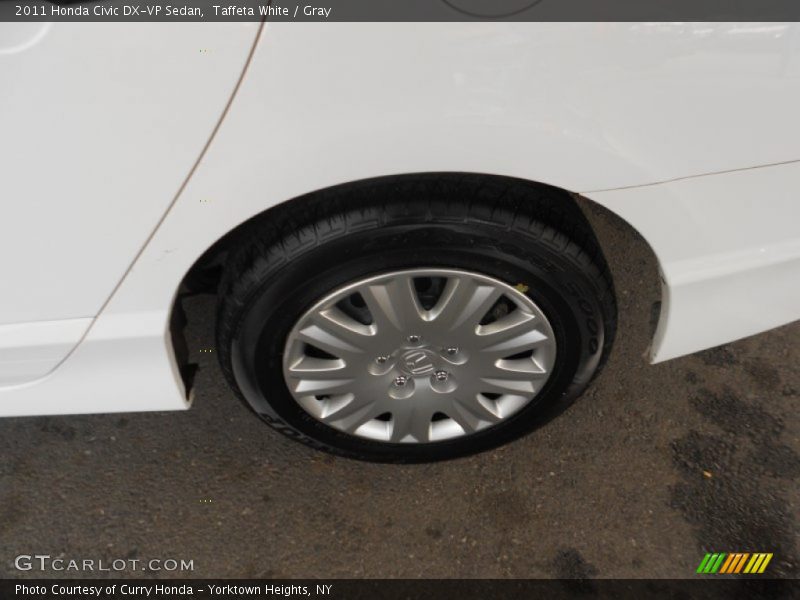 Taffeta White / Gray 2011 Honda Civic DX-VP Sedan